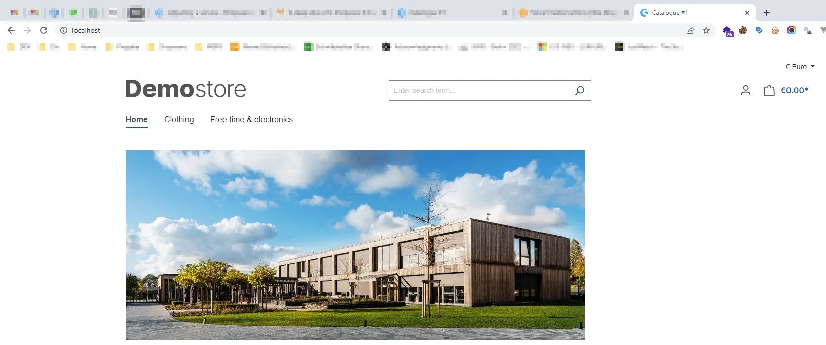 Demostore on localhost
