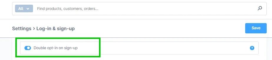 Double opt-in activated