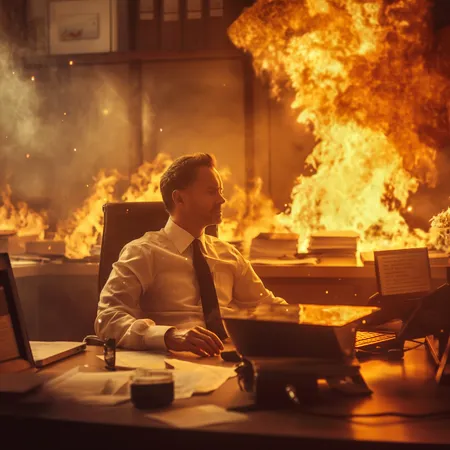 Projectmanager unaware about the project in bad shape.